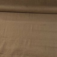 Ribfluweel Stretch - Uni - Bruin