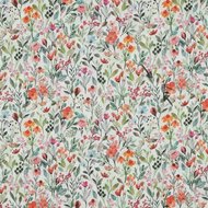 Katoen Quilted - Flowers - Ecru