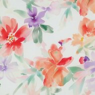 Ecovero Viscose - Flowers - Wit