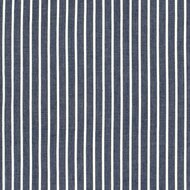 Chambray Katoen - Strepen - Marine