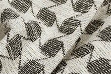 Jacquard Stretch - Abstract Touch of Gold - Ecru