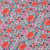 Poplin - Flowers - Mauve