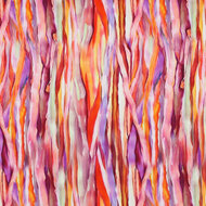 Viscose - Abstract Stripes - Roze