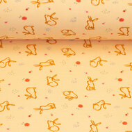 Jersey - Bunnies - Perzik