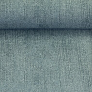French Terry - Uni Jeanslook - Jeansblauw