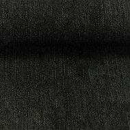 French Terry - Uni Jeanslook - Zwart