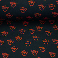Jersey - Hang Loose - Zwart