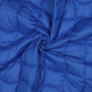 Matelassé - Uni Double Face - Blauw-Lime