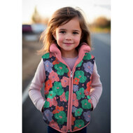Matelass&eacute; - Flowers - Navy