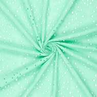 Katoen - Uni Embroidery - Groen