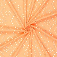 Katoen - Uni Embroidery - Oranje
