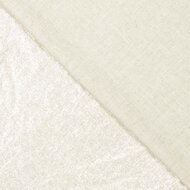Viscose Linnen - Uni Zilver - Beige