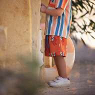 French Terry - Flip Flops - Puffins Bill Rood (SYAS)