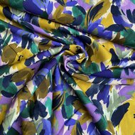 Viscose - Flowers - Multicolor