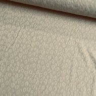 Jersey - Gestikte Luipaard - Beige