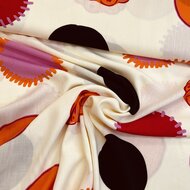 Viscose - Happy Circles - Lichtgeel