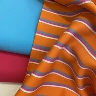 Viscose - Strepen - Oranje