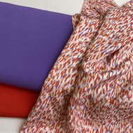 Viscose - Spots - Rood