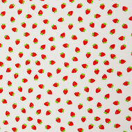 Pointelle - Strawberry - Ecru
