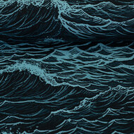 Jersey - Ocean Waves - Zwart