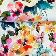 Jersey - Flowers Lena - Wit
