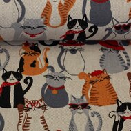 Canvas - Cats - Beige