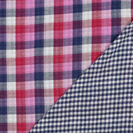 Tetra - Checks - Pink-Navy