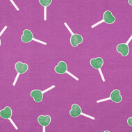 Jersey - Glitter Lollypop - Paars