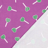 Jersey - Glitter Lollypop - Paars