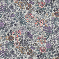 Poplin - Flowers - Ecru