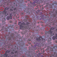 Poplin - Flowers - Lavendel