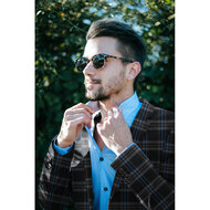 Tartan - Check - Navy-Grijs-Rood