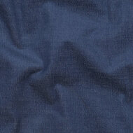 Ribfluweel - Uni Jeanslook - Jeansblauw