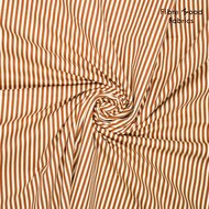 Katoen - Stripes - Ecru-Bruin