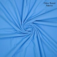 Poplin - Uni Stone Washed - Aqua