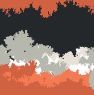 Poplin - Blurry Spots - Oranje
