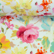 Viscose - Flowers - Multicolor