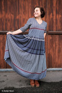 Viscose - Molina - Navy