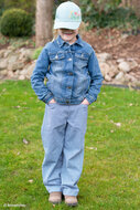 Jeans - Strepen - Blauw
