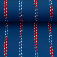 Viscose - Puntos - Blauw