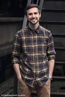 Flanel - Maverick - Blauw