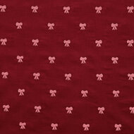Ribfluweel - Embroidery Bows - Bordeaux
