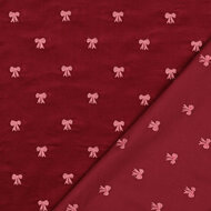 Ribfluweel - Embroidery Bows - Bordeaux