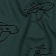 Heavy Sweat - Airplanes - Donkergroen