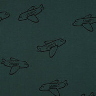 Heavy Sweat - Airplanes - Donkergroen