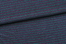 Scuba - Stripes Lurex - Aqua-Paars