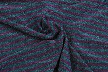 Scuba - Stripes Lurex - Aqua-Paars
