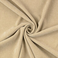 Velvet Jersey Twill - Uni - Zand
