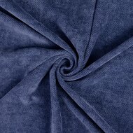 Velvet Jersey Twill - Uni - Blauw