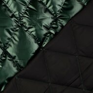 Matelassé - Uni Metallic - Donkergroen